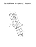 SURGICAL STAPLING INSTRUMENTS INCLUDING A CARTRIDGE HAVING MULTIPLE     STAPLES SIZES diagram and image