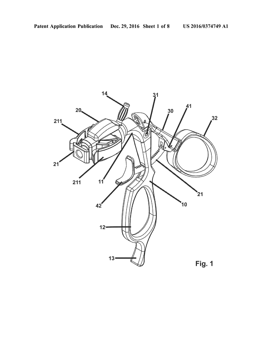 STRUCTURAL ARRANGEMENT FOR A SURGICAL INSTRUMENT HANDLE - diagram, schematic, and image 02