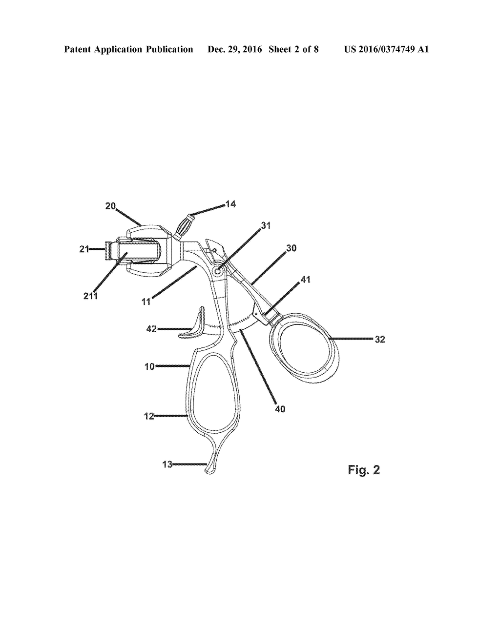 STRUCTURAL ARRANGEMENT FOR A SURGICAL INSTRUMENT HANDLE - diagram, schematic, and image 03