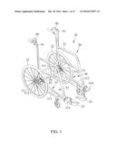 Wheelchair with a Rehabilitation Function and Transmission Device Thereof diagram and image