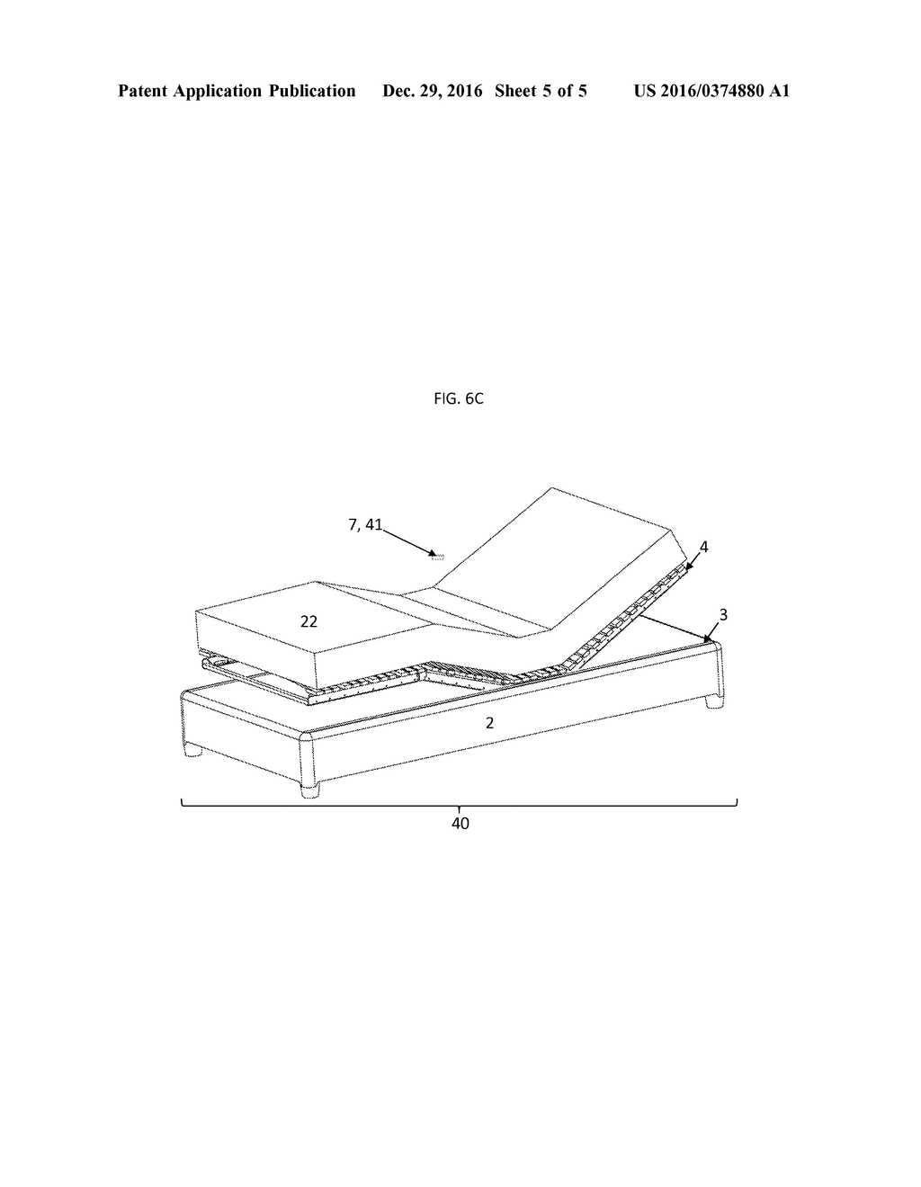 Adjustable Bedframe for Existing Bedframe Structures - diagram, schematic, and image 06