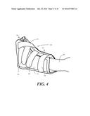 Heel Protector and Corresponding Rehabilitation Systems and Methods for     Using the Same diagram and image