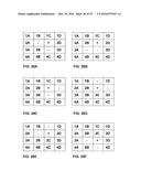 UNWRAPPED 2D VIEW OF A STIMULATION LEADWITH COMPLEX ELECTRODE ARRAY     GEOMETRY diagram and image