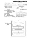 METHOD AND APPARATUS FOR DETECTING FAKE FINGERPRINT, AND METHOD AND     APPARATUS FOR RECOGNIZING FINGERPRINT diagram and image