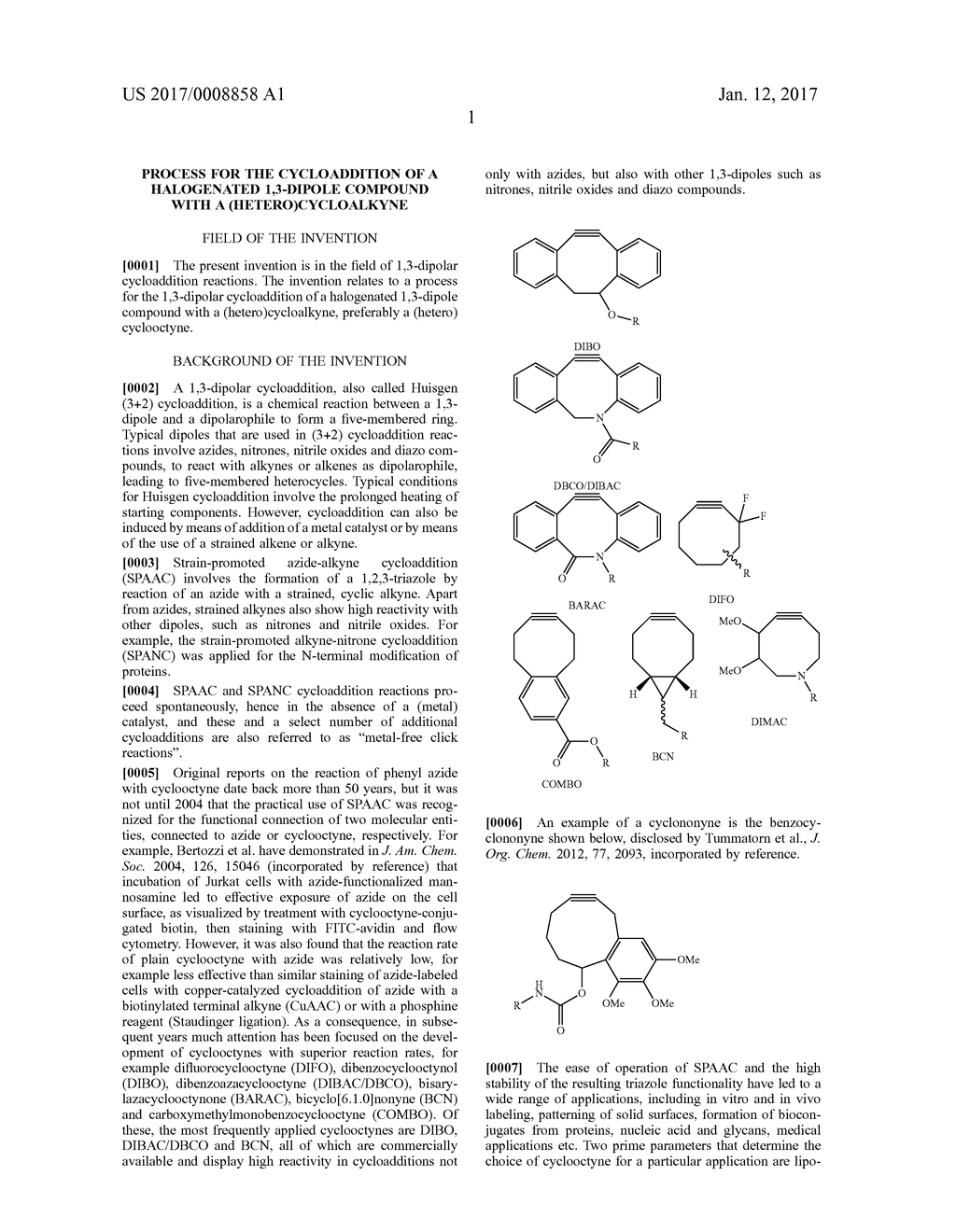 PROCESS FOR THE CYCLOADDITION OF A HALOGENATED 1,3-DIPOLE COMPOUND WITH A     (HETERO)CYCLOALKYNE - diagram, schematic, and image 11
