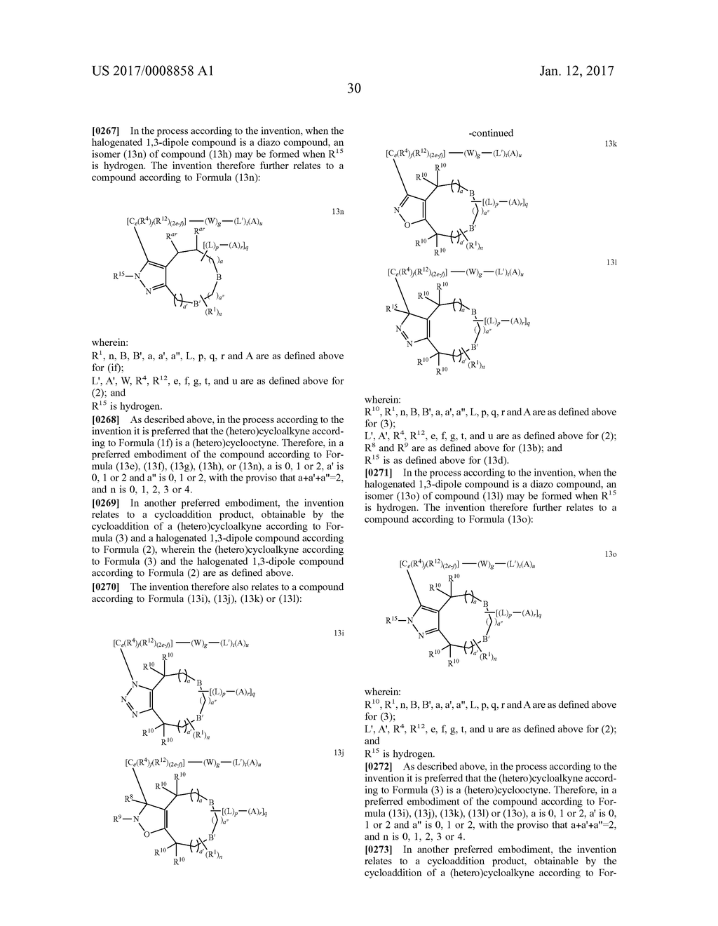 PROCESS FOR THE CYCLOADDITION OF A HALOGENATED 1,3-DIPOLE COMPOUND WITH A     (HETERO)CYCLOALKYNE - diagram, schematic, and image 40