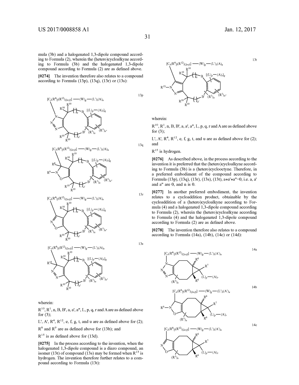 PROCESS FOR THE CYCLOADDITION OF A HALOGENATED 1,3-DIPOLE COMPOUND WITH A     (HETERO)CYCLOALKYNE - diagram, schematic, and image 41