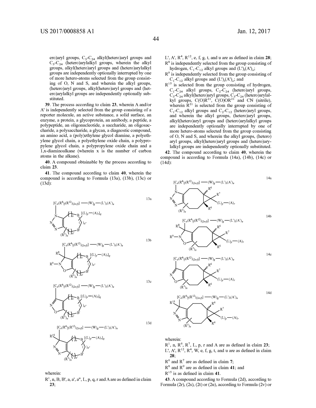 PROCESS FOR THE CYCLOADDITION OF A HALOGENATED 1,3-DIPOLE COMPOUND WITH A     (HETERO)CYCLOALKYNE - diagram, schematic, and image 54