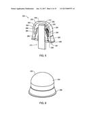 METHODS FOR USE IN COVERING A PORTION OF A FASTENER PROTRUDING FROM A     SURFACE diagram and image