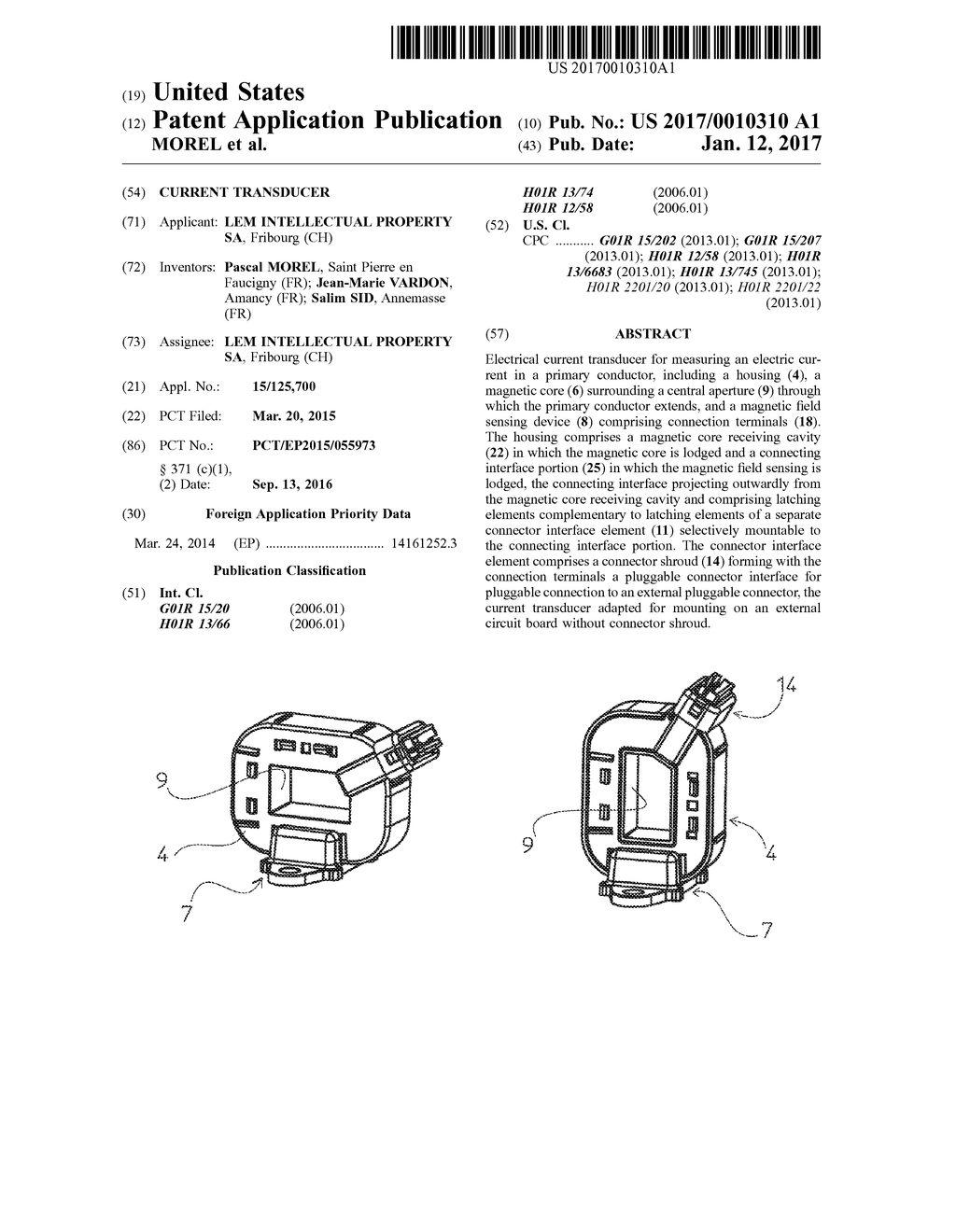 CURRENT TRANSDUCER - diagram, schematic, and image 01