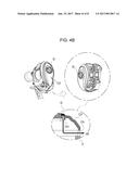 FISHING REEL EQUIPPED WITH DECO TRIM AND DRAIN diagram and image