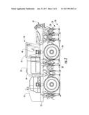 AGRICULTURAL VEHICLE WITH BOOM LATCH ASSEMBLY diagram and image