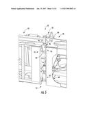 AGRICULTURAL VEHICLE WITH BOOM LATCH ASSEMBLY diagram and image