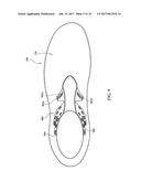 SECURING DEVICE AND METHOD FOR PREVENTING REMOVAL OF A SHOE diagram and image