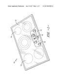 METHOD FOR ILLUMINATING KNOBS OF A COOKING APPLIANCE diagram and image