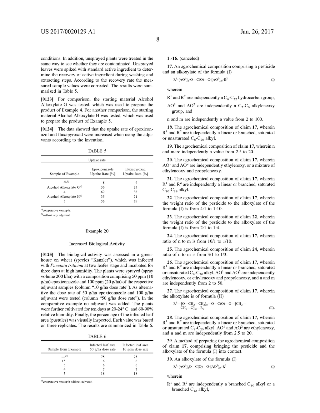 CARBONATES OF ALCOHOL ALKOXYLATES AS ADJUVANTS FOR CROP PROTECTION - diagram, schematic, and image 09