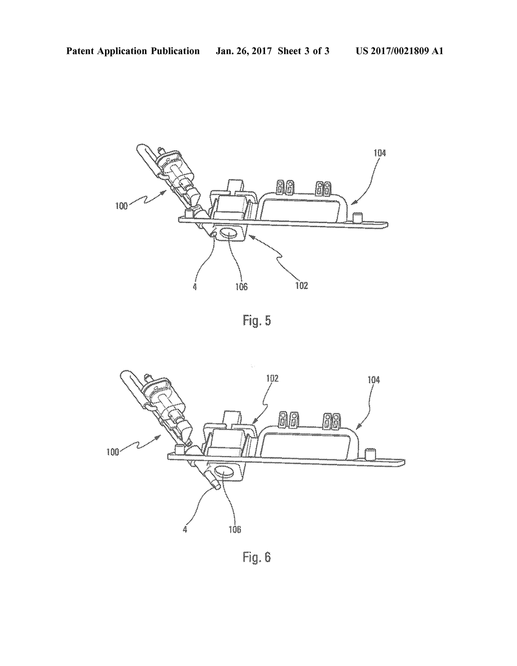 DEVICE FOR CLEANING A SENSOR FOR A MOTOR VEHICLE - diagram, schematic, and image 04