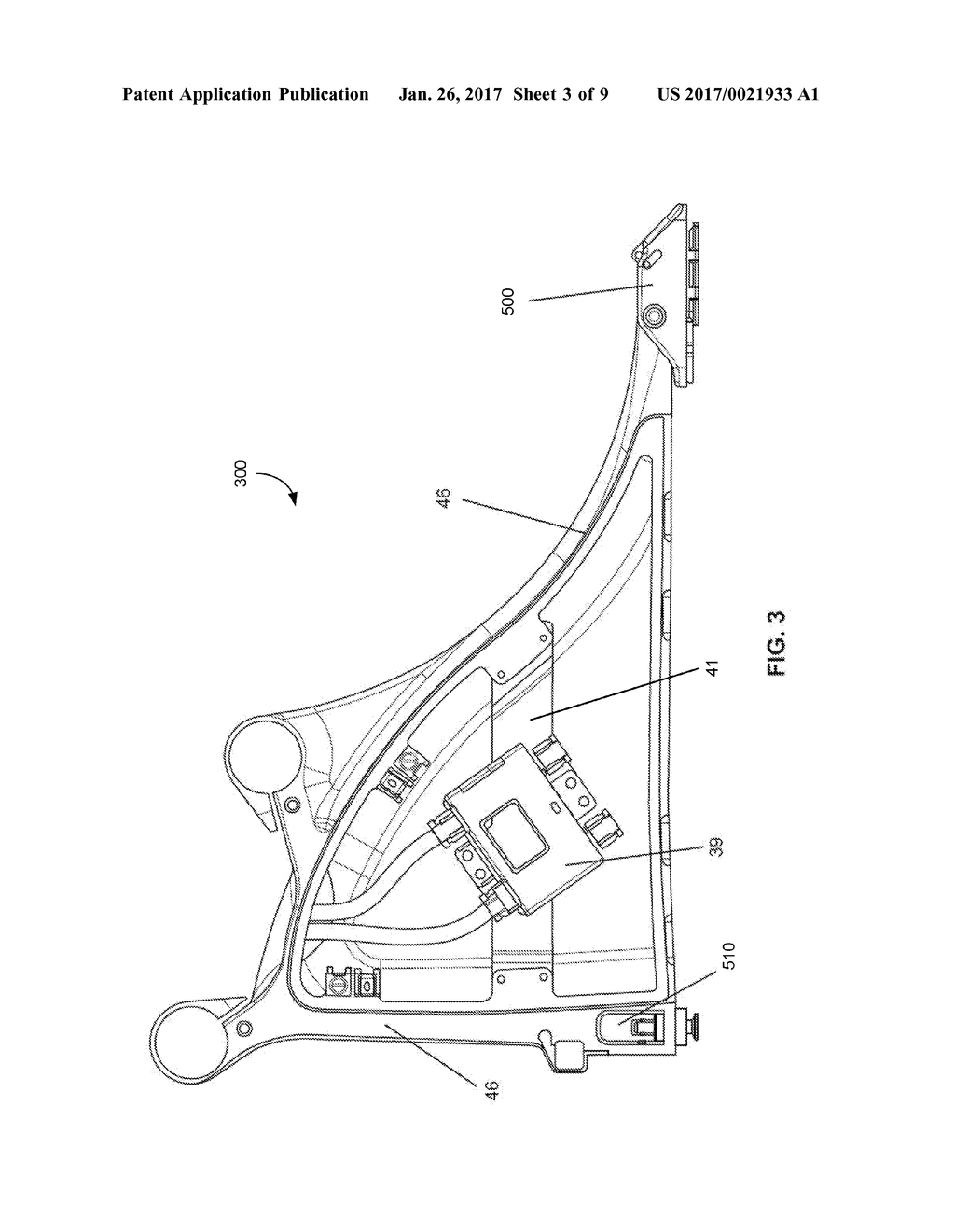 AIRCRAFT SEAT BASE FRAME - diagram, schematic, and image 04