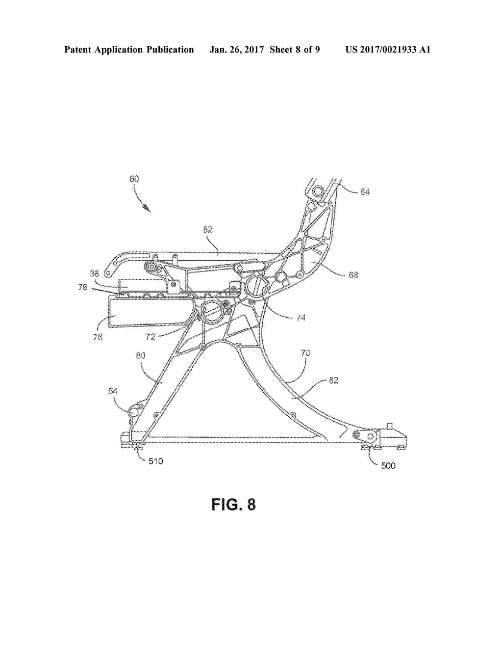 AIRCRAFT SEAT BASE FRAME - diagram, schematic, and image 09