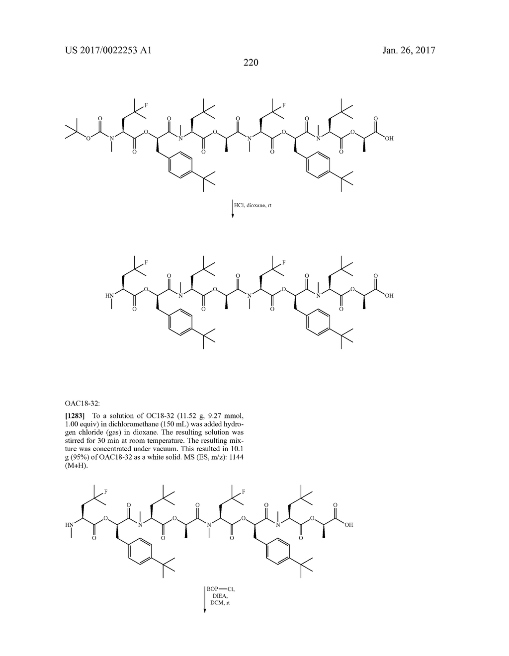 ANTHELMINTIC DEPSIPEPTIDE COMPOUNDS - diagram, schematic, and image 220