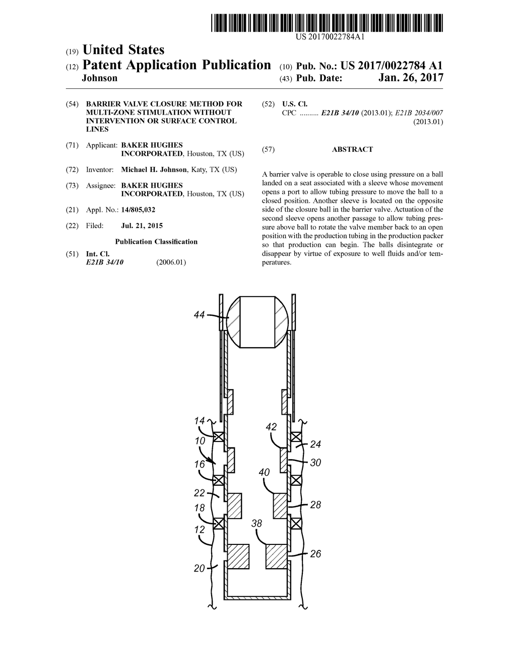 Barrier Valve Closure Method for Multi-zone Stimulation without     Intervention or Surface Control Lines - diagram, schematic, and image 01