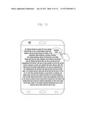 METHOD FOR AUTOMATICALLY GENERATING DYNAMIC INDEX FOR CONTENT DISPLAYED ON     ELECTRONIC DEVICE diagram and image