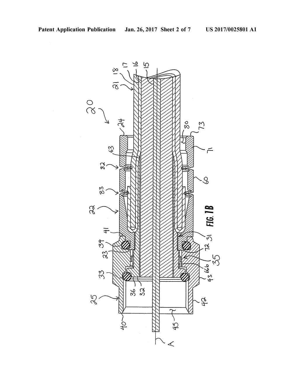 Coaxial Cable Connector With Continuity Member - diagram, schematic, and image 03