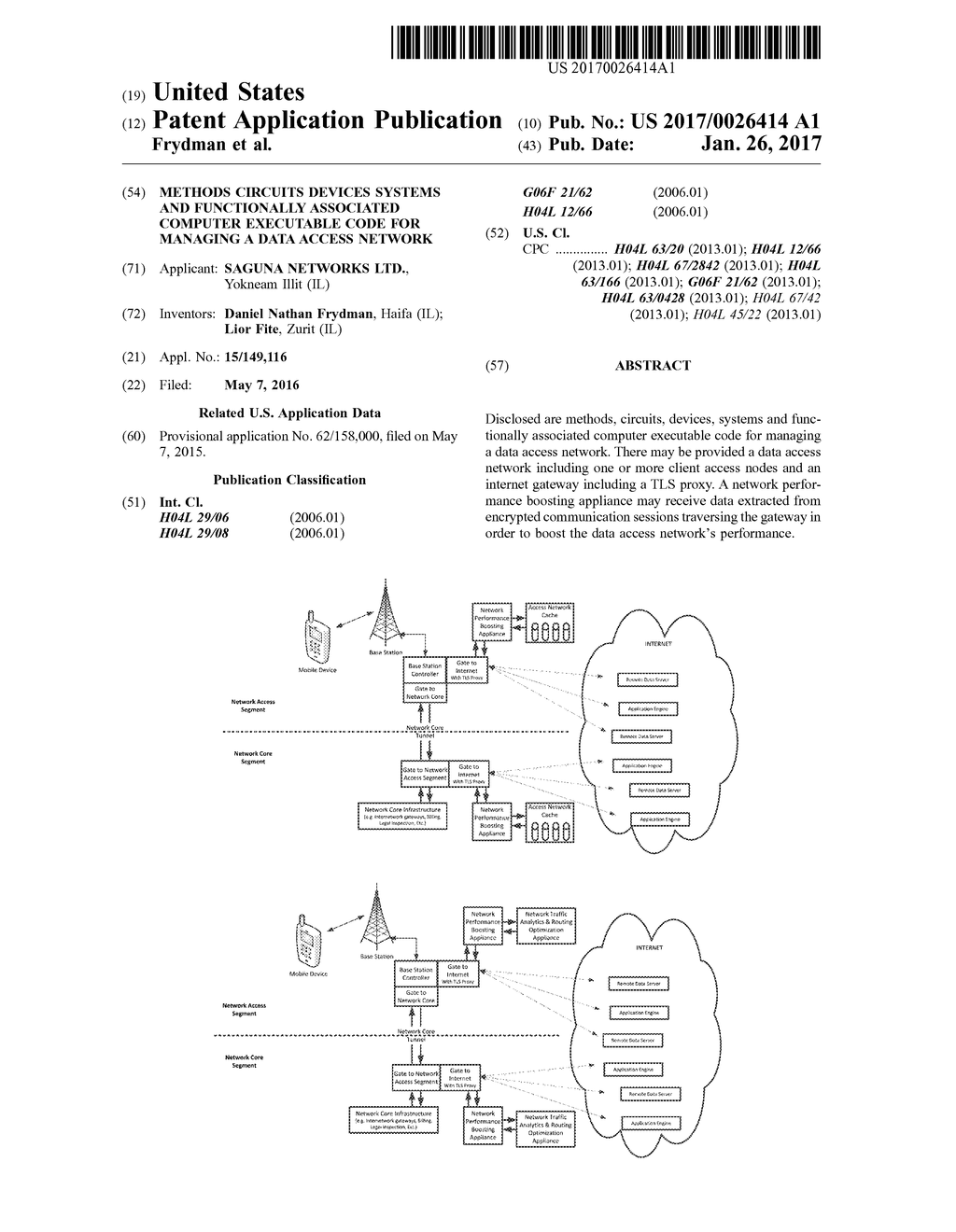 Methods Circuits Devices Systems and Functionally Associated Computer     Executable Code for Managing a Data Access Network - diagram, schematic, and image 01