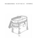 Soft-sided receptacle with restraint means for external liner diagram and image