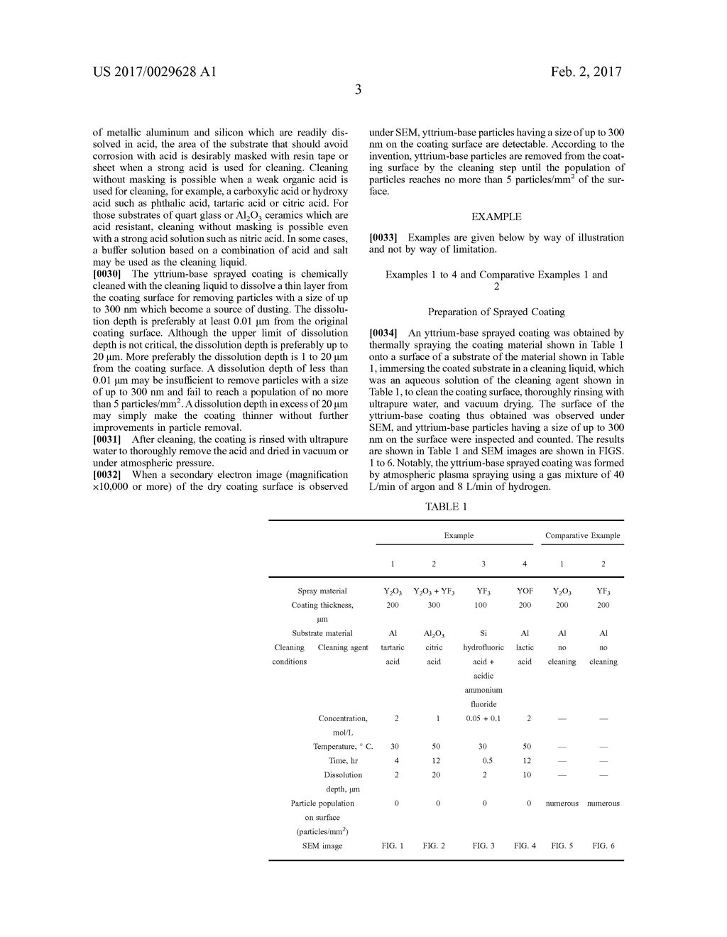 YTTRIUM-BASE SPRAYED COATING AND MAKING METHOD - diagram, schematic, and image 10