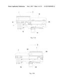 SAMPLE RACK MOVING MECHANISM, SAMPLE RACK CONVEYING DEVICE AND SAMPLE     ANALYZING EQUIPMENT diagram and image