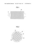 PARTICULATE FILTER PROVIDED WITH CATALYST AND METHOD FOR MANUFACTURING     SAID FILTER diagram and image
