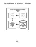 IDENTIFYING MOBILE DEVICE LOCATION AND CORRESPONDING SUPPORT CENTER     LOCATIONS TO PROVIDE SUPPORT SERVICES OVER A NETWORK diagram and image
