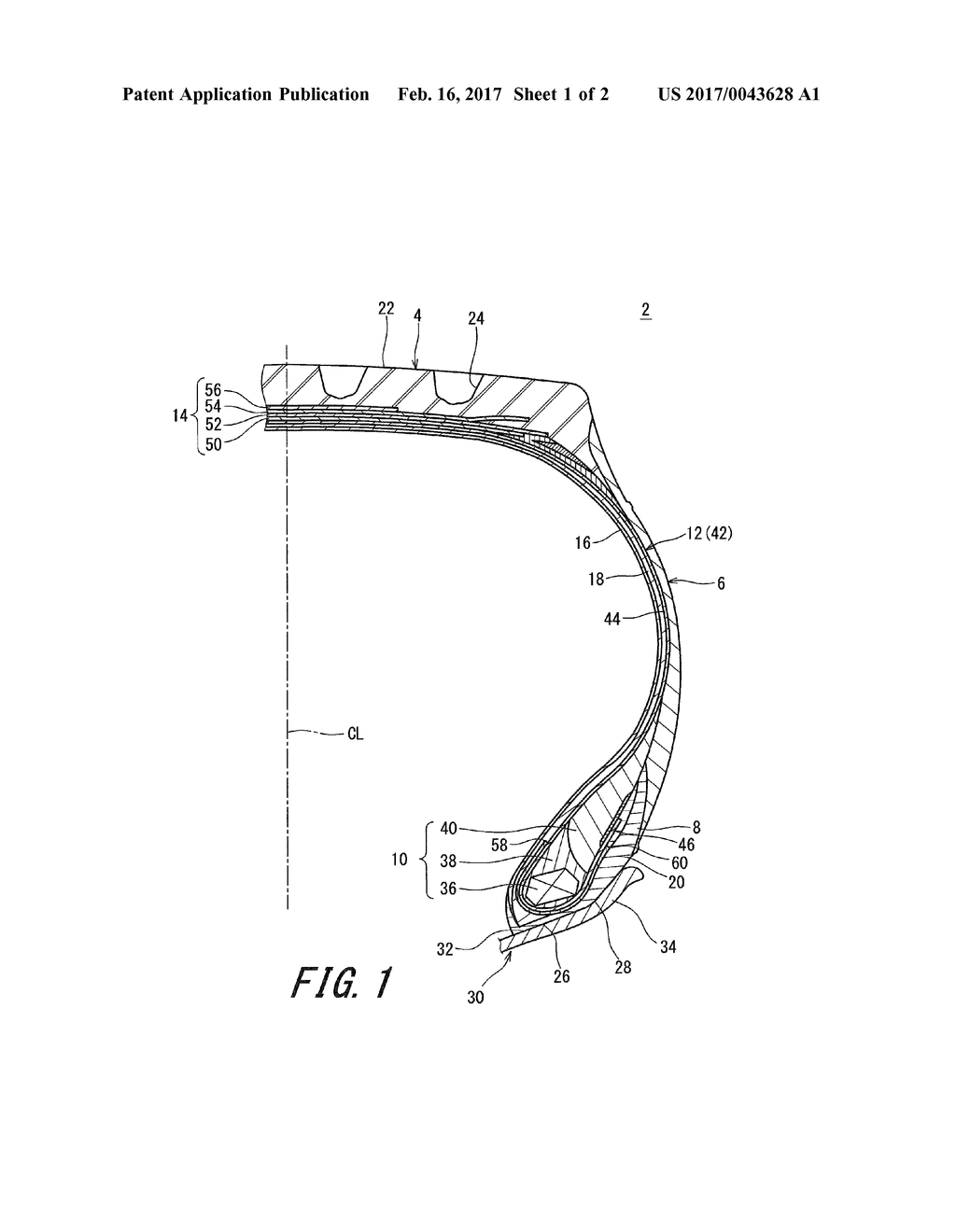 PNEUMATIC TIRE - diagram, schematic, and image 02