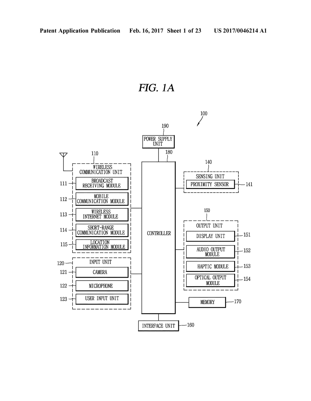 MOBILE TERMINAL AND METHOD OF CONTROLLING THE SAME - diagram, schematic, and image 02