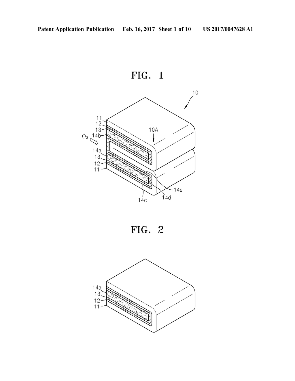 METAL-AIR BATTERY HAVING FOLDED STRUCTURE AND METHOD OF MANUFACTURING THE     SAME - diagram, schematic, and image 02