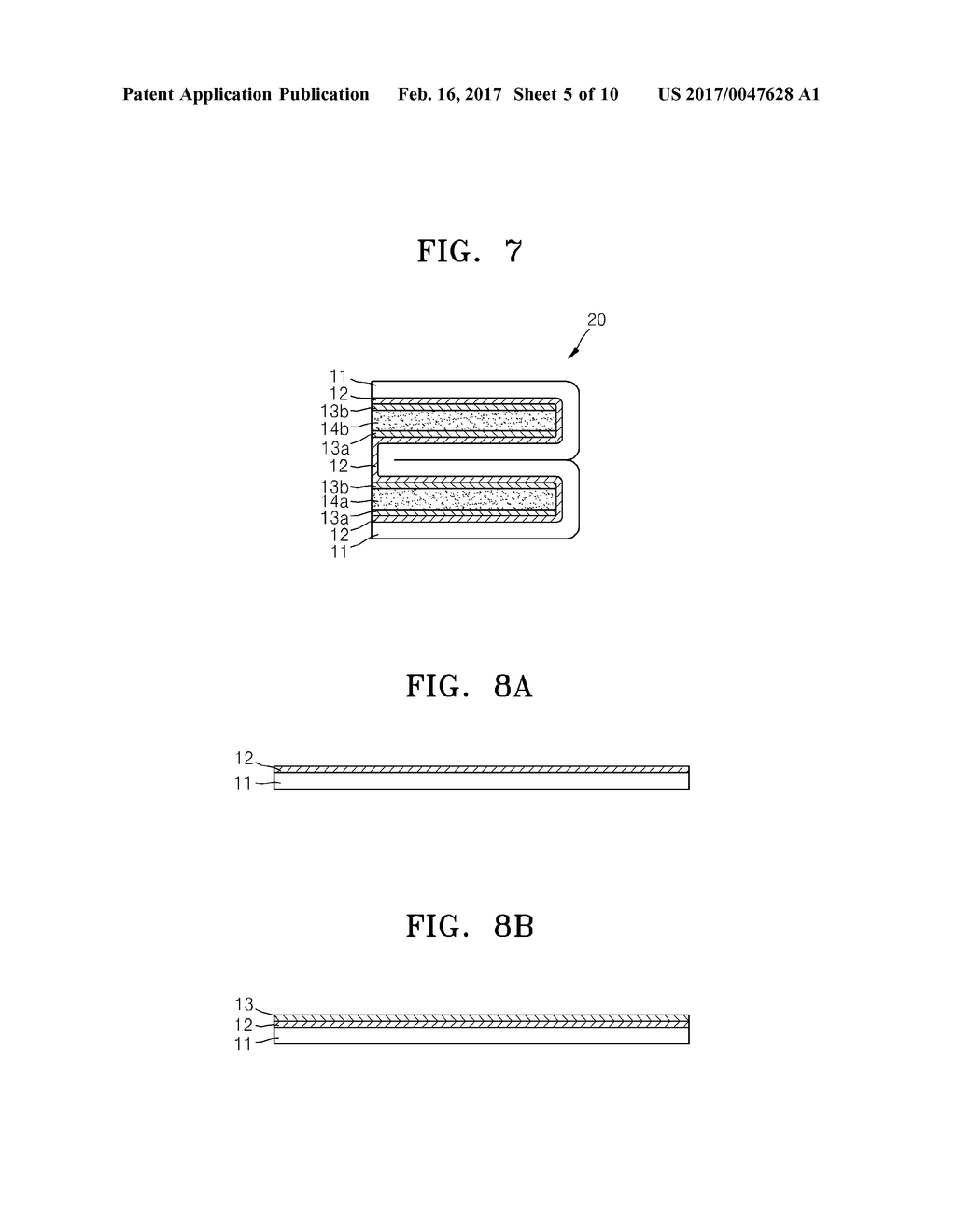 METAL-AIR BATTERY HAVING FOLDED STRUCTURE AND METHOD OF MANUFACTURING THE     SAME - diagram, schematic, and image 06