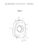 CUTTING INSERT HAVING ARC-SHAPED CUTTING EDGES AND INCLINED SEATING     SURFACES, TOOL BODY AND CUTTING TOOL diagram and image