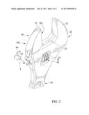 Adjustable Wrench with Bumper Structure diagram and image