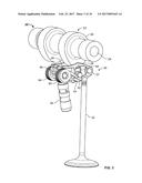 LATCH PIN ASSEMBLY; ROCKER ARM ARRANGEMENT USING LATCH PIN ASSEMBLY; AND     ASSEMBLING METHODS diagram and image