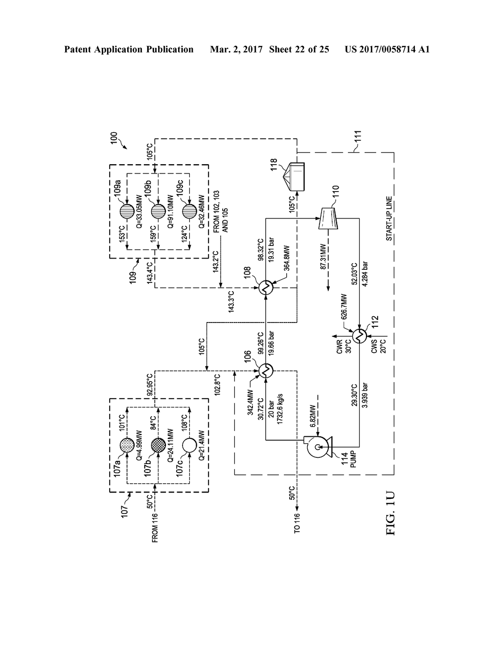 Power Generation from Waste Heat in Integrated Crude Oil Refining and     Aromatics Facilities - diagram, schematic, and image 23