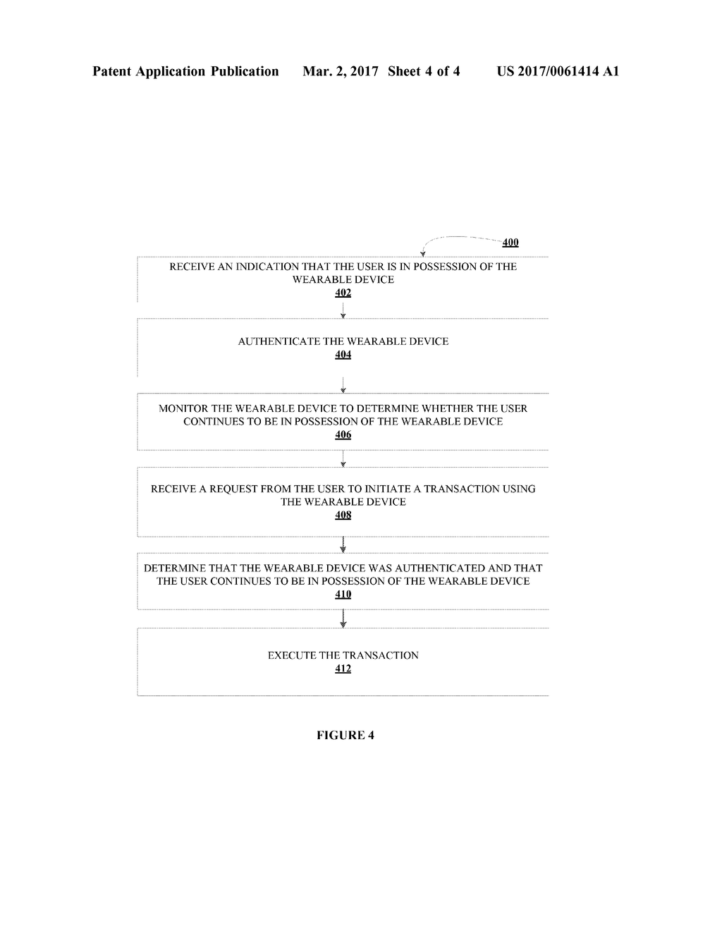 SYSTEM FOR AUTHENTICATING A MOBILE DEVICE FOR COMPREHENSIVE ACCESS TO A     FACILITY - diagram, schematic, and image 05