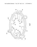 RADIATING ELEMENT CLAMP WITH INTEGRATED CABLE GUIDE diagram and image