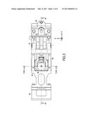 MECHANICAL CONTACT DEVICE, SUCH AS A BACK STOP FOR A PRESS BRAKE diagram and image