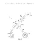 STROLLER WITH WHEEL SWIVEL MECHANISM diagram and image