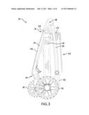 STROLLER WITH WHEEL SWIVEL MECHANISM diagram and image