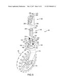 STROLLER WITH WHEEL SWIVEL MECHANISM diagram and image