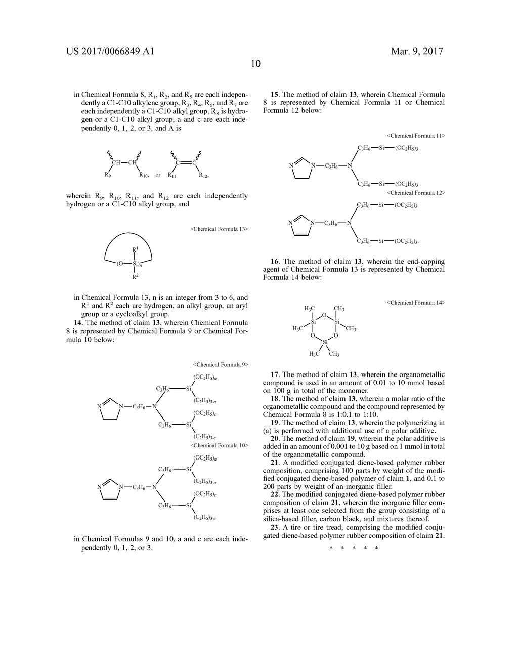 END-FUNCTIONAL CONJUGATED DIENE-BASED POLYMER AND METHOD OF PREPARING SAME - diagram, schematic, and image 11