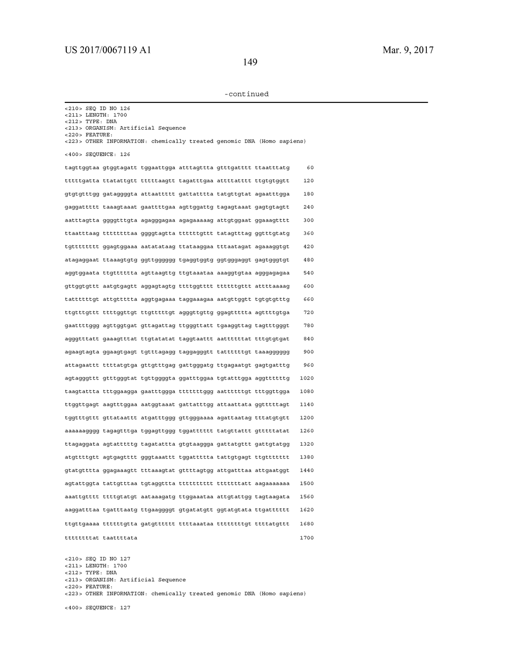 METHODS AND NUCLEIC ACIDS FOR THE ANALYSIS OF GENE EXPRESSION ASSOCIATED     WITH THE DEVELOPMENT OF PROSTATE CELL PROLIFERATIVE DISORDERS - diagram, schematic, and image 170