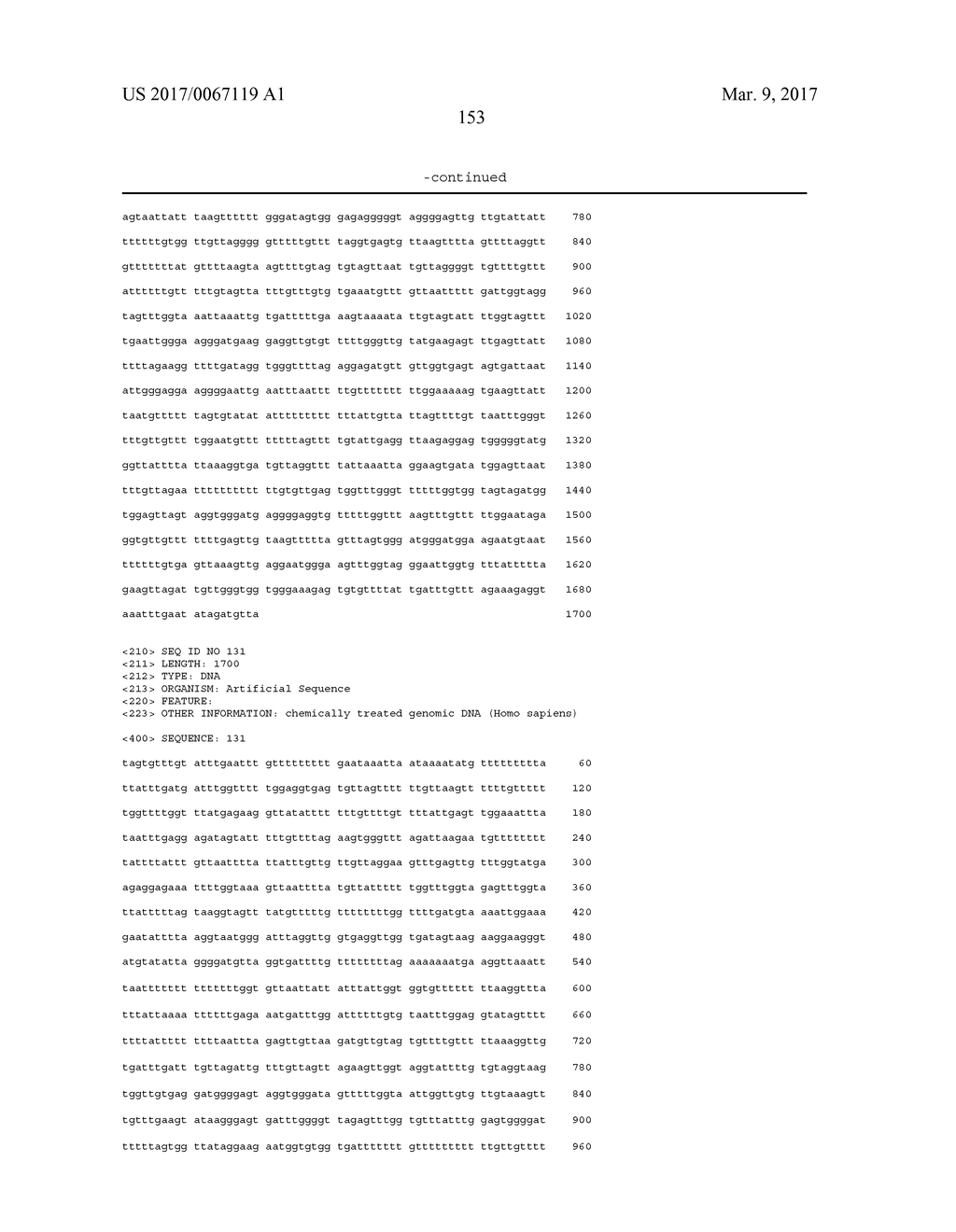 METHODS AND NUCLEIC ACIDS FOR THE ANALYSIS OF GENE EXPRESSION ASSOCIATED     WITH THE DEVELOPMENT OF PROSTATE CELL PROLIFERATIVE DISORDERS - diagram, schematic, and image 174